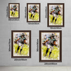 Brian Dawkins Art Poster 2 Canvas Wall Art Poster Decor Gift