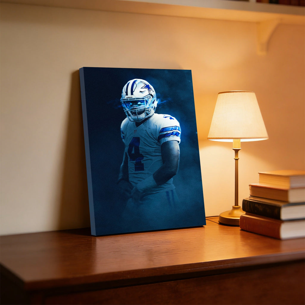 Dak Prescott Art Sports Decorative Poster School Dormitory 2 Canvas Wall Art Poster Decor Gift
