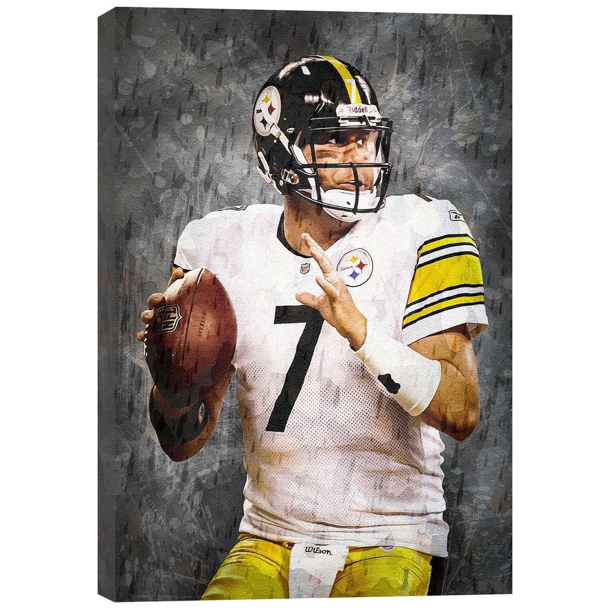 Ben Roethlisberger Celebrity Sports Art Poster School Dining Room Decoration 7 Canvas Wall Art Poster Decor Gift