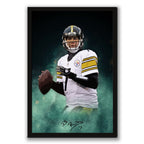 Ben Roethlisberger Celebrity Sports Art Poster School Dining Room Decoration 9 Canvas Wall Art Poster Decor Gift