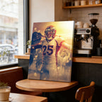 Chris Harris Art Sports Decorative Poster School Dormitory 5 Canvas Wall Art Poster Decor Gift