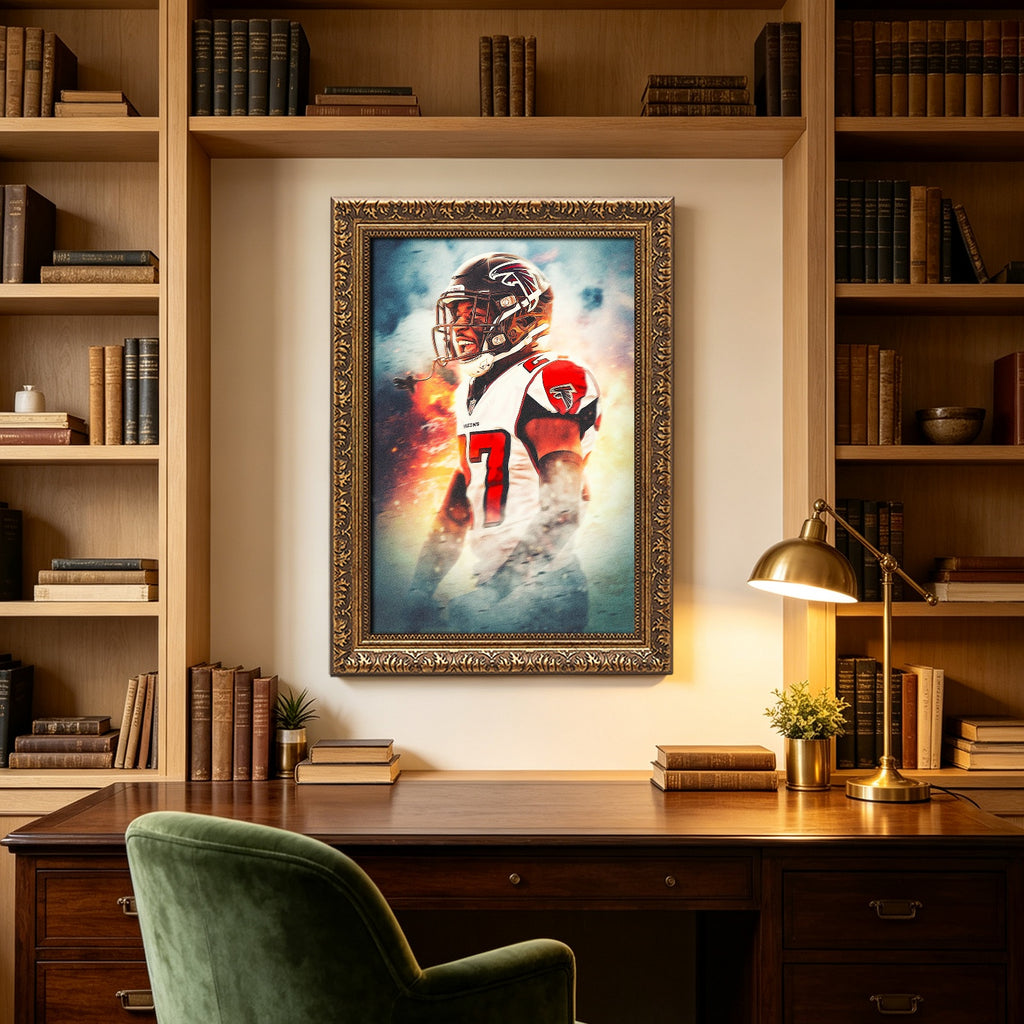 Damontae Kazee Art Sports Decorative Poster School Dormitory 5 Canvas Wall Art Poster Decor Gift