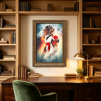 Damontae Kazee Art Sports Decorative Poster School Dormitory 5 Canvas Wall Art Poster Decor Gift