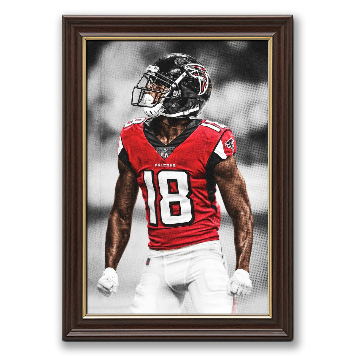 Calvin Ridley Art Sports Decorative Poster School Dormitory 9 Canvas Wall Art Poster Decor Gift