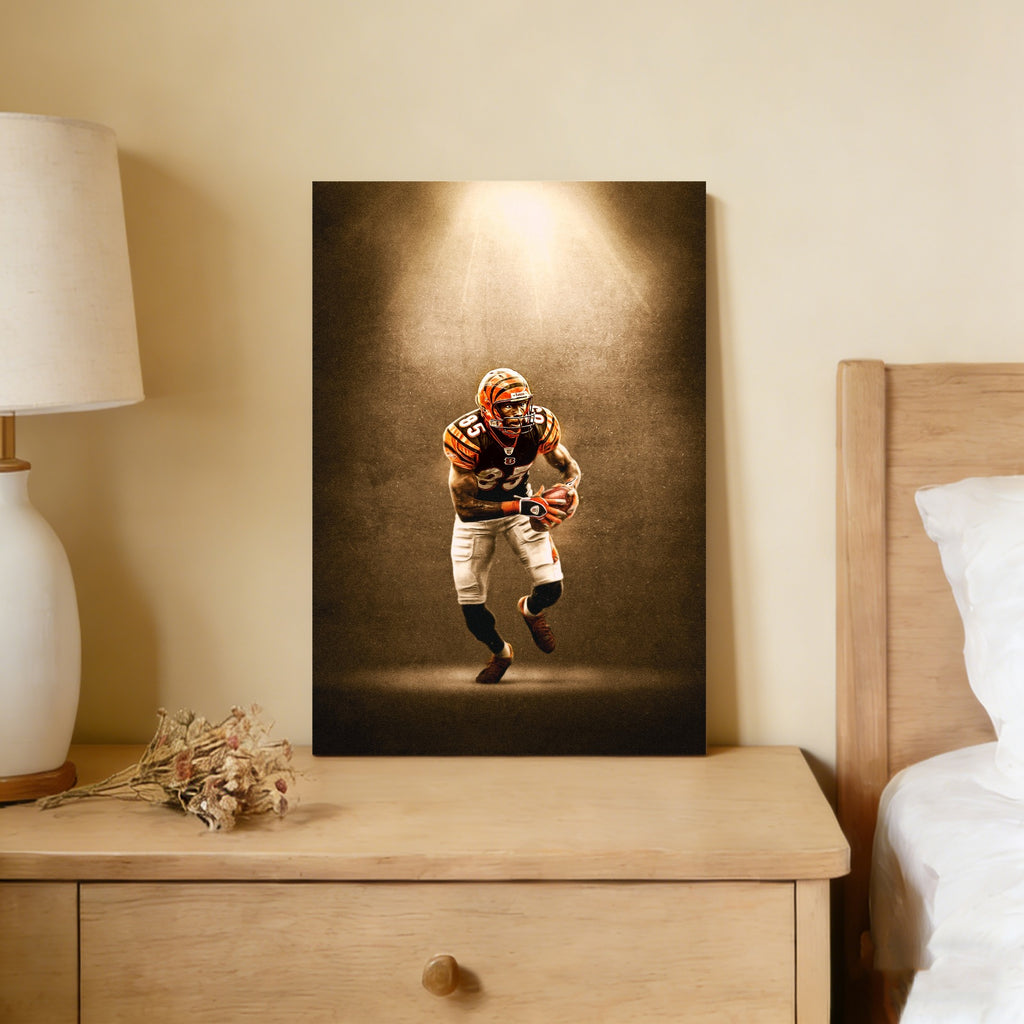 Chad Johnson Art Sports Decorative Poster School Dormitory 9 Canvas Wall Art Poster Decor Gift