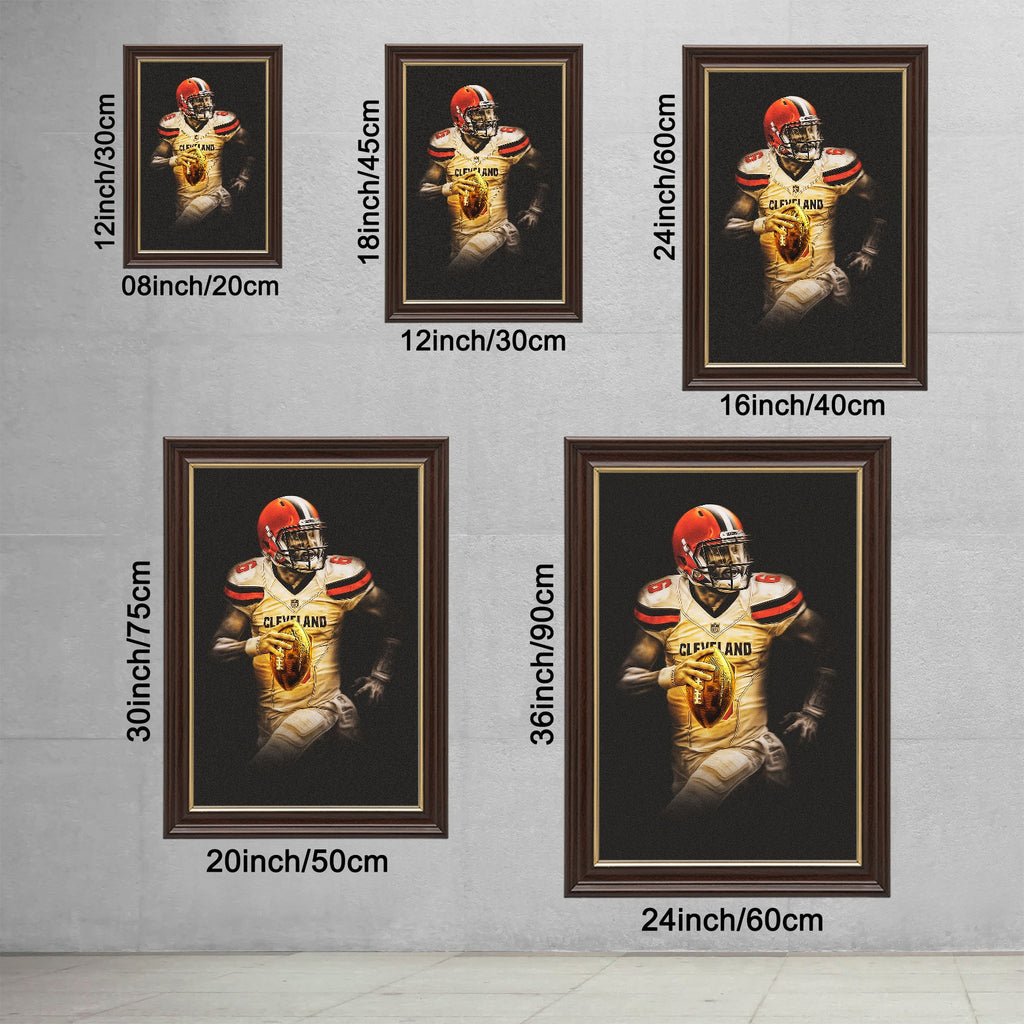 Baker Mayfield Art Sports Decorative Poster School Dormitory 1 Canvas Wall Art Poster Decor Gift