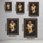 Baker Mayfield Art Sports Decorative Poster School Dormitory 1 Canvas Wall Art Poster Decor Gift