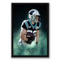 Christian McCaffrey Celebrity Sports Art Poster School Dining Room Decoration 4 Canvas Wall Art Poster Decor Gift