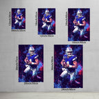 Dak Prescott Sports Celebrity Art Deco Poster 3 Canvas Wall Art Poster Decor Gift