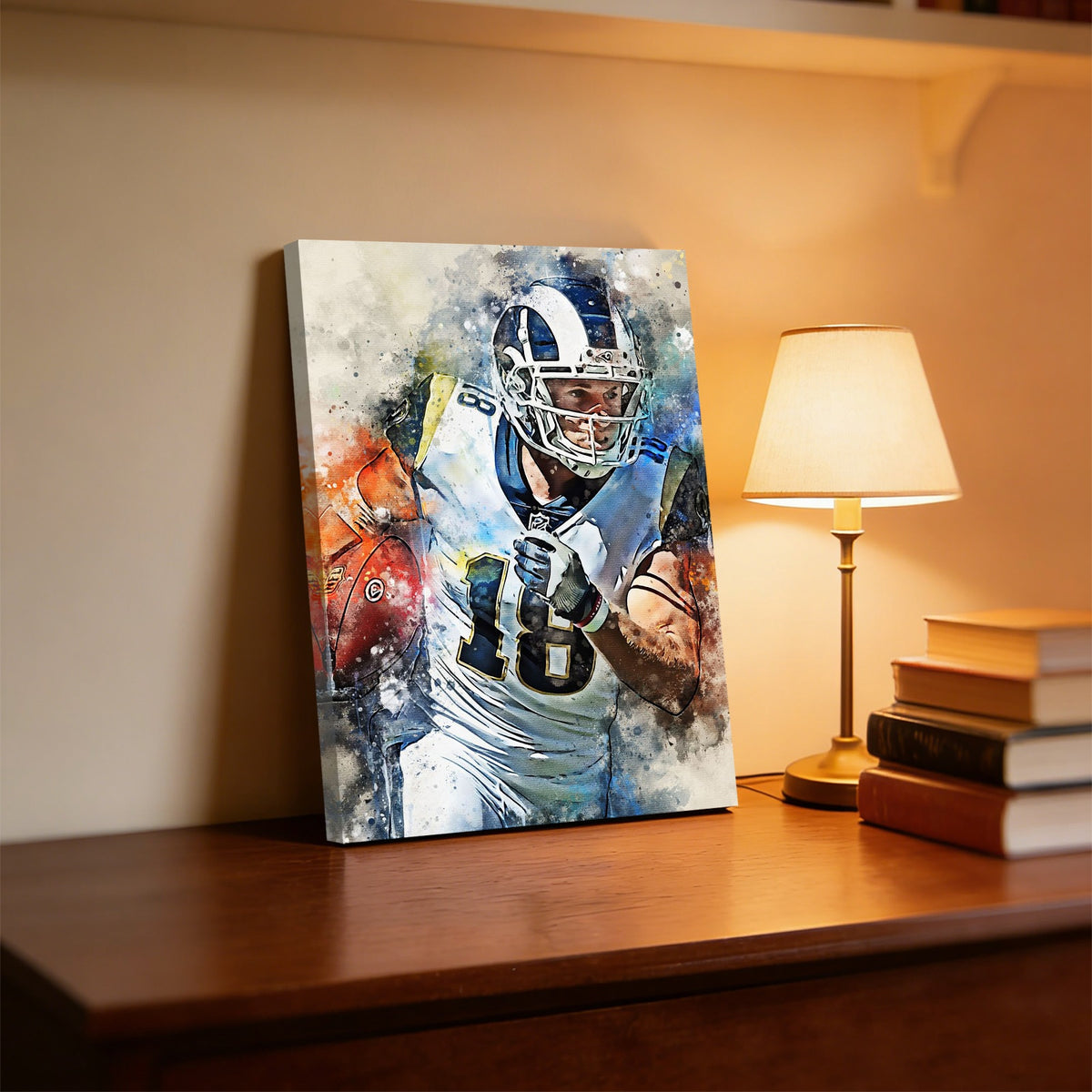 Cooper Kupp Celebrity Sports Art Poster School Dining Room Decoration 8 Canvas Wall Art Poster Decor Gift