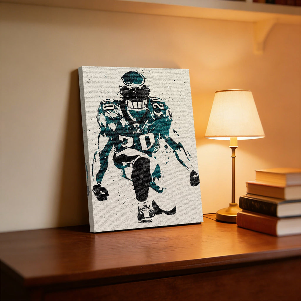 Brian Dawkins Art Poster 6 Canvas Wall Art Poster Decor Gift
