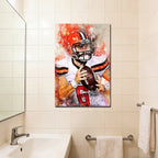 Baker Mayfield Celebrity Sports Art Poster School Dining Room Decoration 12 Canvas Wall Art Poster Decor Gift