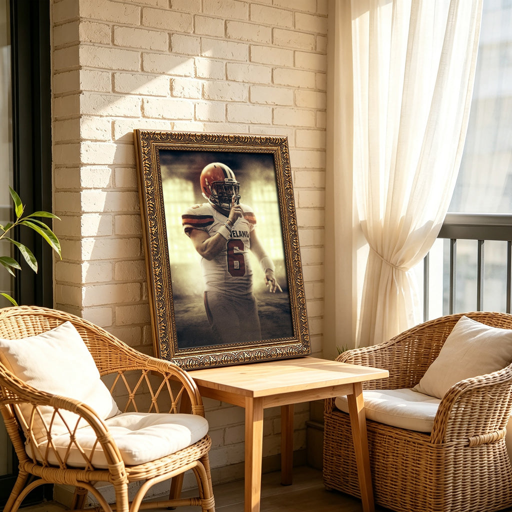 Baker Mayfield Art Sports Decorative Poster School Dormitory 2 Canvas Wall Art Poster Decor Gift