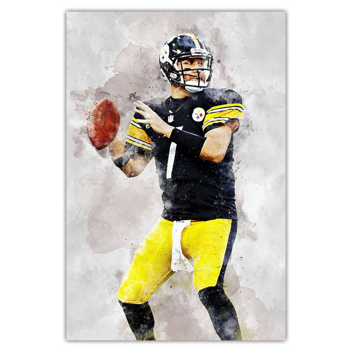 Ben Roethlisberger Celebrity Sports Art Poster School Dining Room Decoration 8 Canvas Wall Art Poster Decor Gift