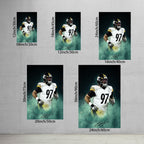 Cameron Heyward Celebrity Sports Art Poster School Dining Room Decoration 4 Canvas Wall Art Poster Decor Gift