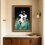 Cameron Heyward Celebrity Sports Art Poster School Dining Room Decoration 4 Canvas Wall Art Poster Decor Gift