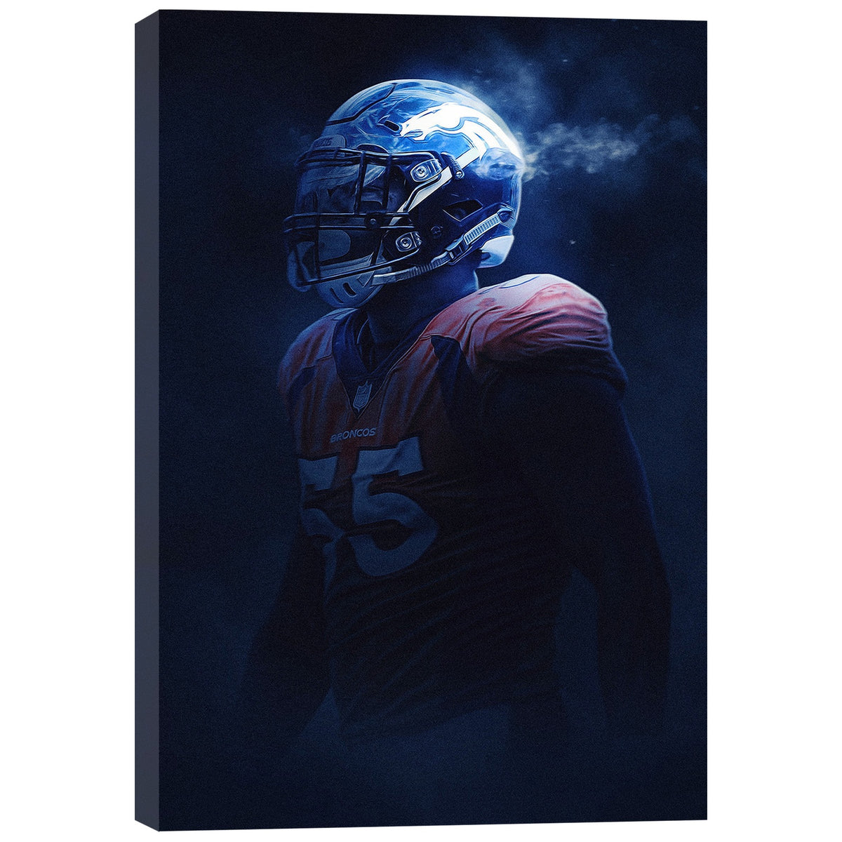 Bradley Chubb Art Sports Decorative Poster School Dormitory 8 Canvas Wall Art Poster Decor Gift