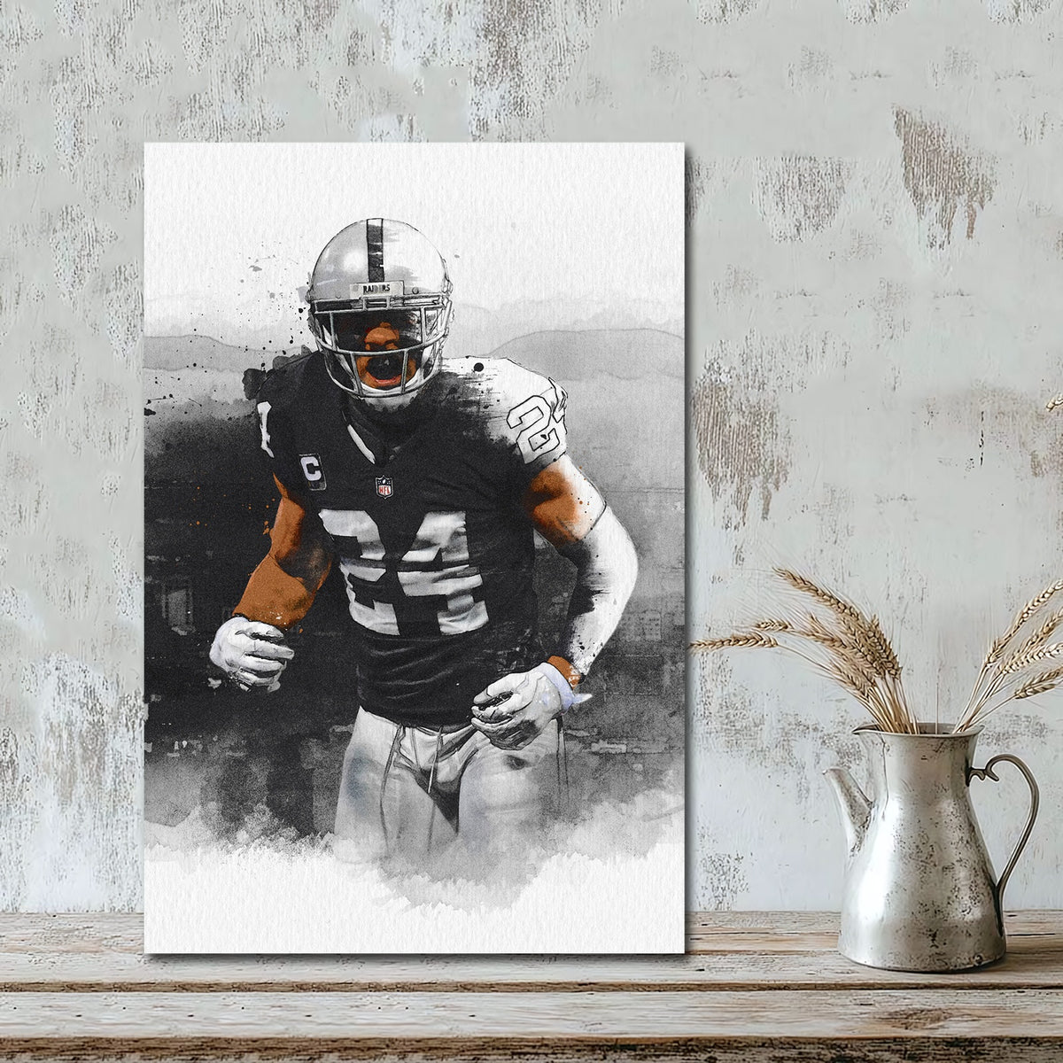 Charles Woodson Art Sports Decorative Poster School Dormitory 2 Canvas Wall Art Poster Decor Gift