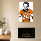 Champ Bailey Celebrity Sports Art Poster School Dining Room Decoration 1 Canvas Wall Art Poster Decor Gift