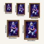 Dak Prescott Sports Celebrity Art Deco Poster 3 Canvas Wall Art Poster Decor Gift
