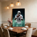 Cam Newton Celebrity Sports Art Poster School Dining Room Decoration 4 Canvas Wall Art Poster Decor Gift
