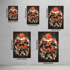 Baker Mayfield Kareem Hunt Austin Hooper Denzel Ward Art Sports Decorative Poster School Dormitory 1 Canvas Wall Art Poster Decor Gift