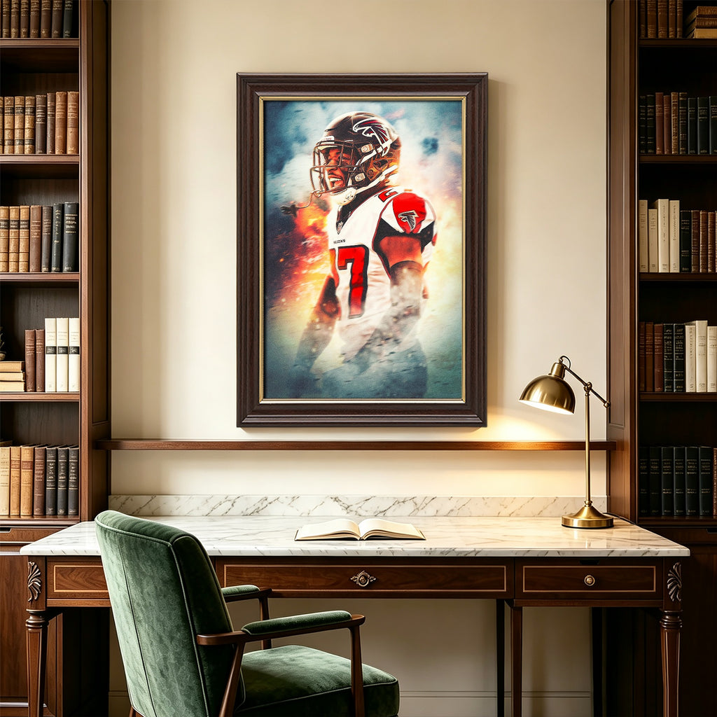 Damontae Kazee Art Sports Decorative Poster School Dormitory 5 Canvas Wall Art Poster Decor Gift