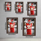 Chris Jones Art Sports Decorative Poster School Dormitory 7 Canvas Wall Art Poster Decor Gift