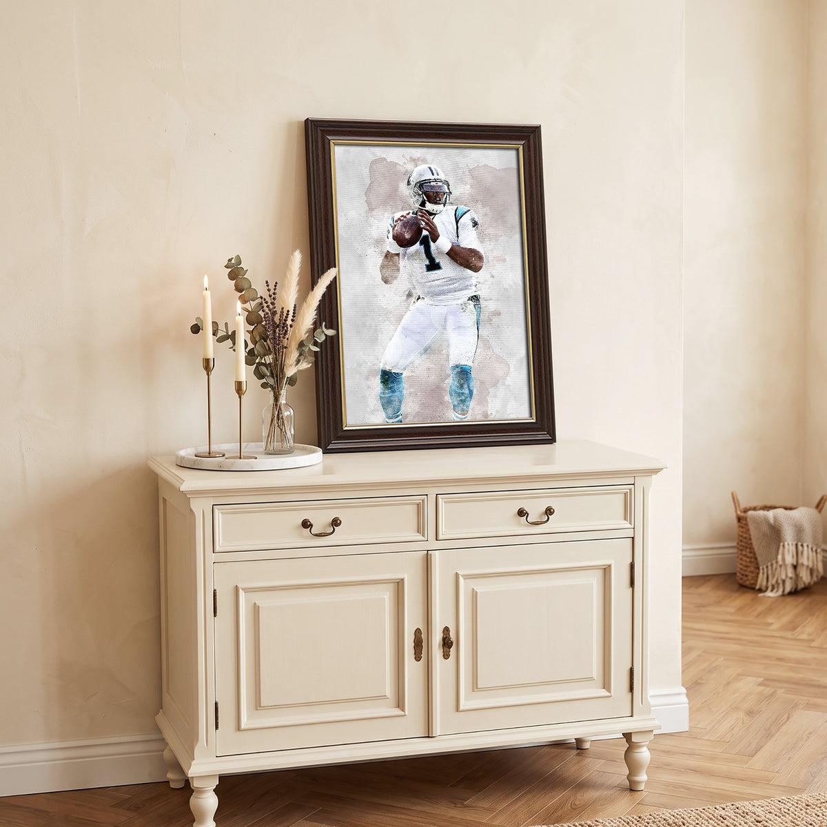 Cam Newton Celebrity Sports Art Poster School Dining Room Decoration 1 Canvas Wall Art Poster Decor Gift