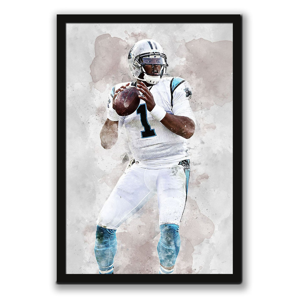 Cam Newton Celebrity Sports Art Poster School Dining Room Decoration 1 Canvas Wall Art Poster Decor Gift