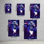 Carson Wentz Sports Celebrity Art Deco Poster 2 Canvas Wall Art Poster Decor Gift