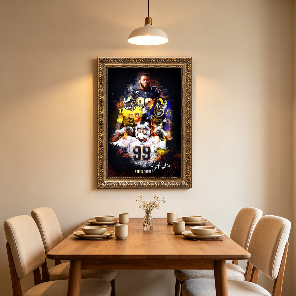Bobby Wagner Celebrity Sports Art Poster School Dining Room Decoration 2 Canvas Wall Art Poster Decor Gift