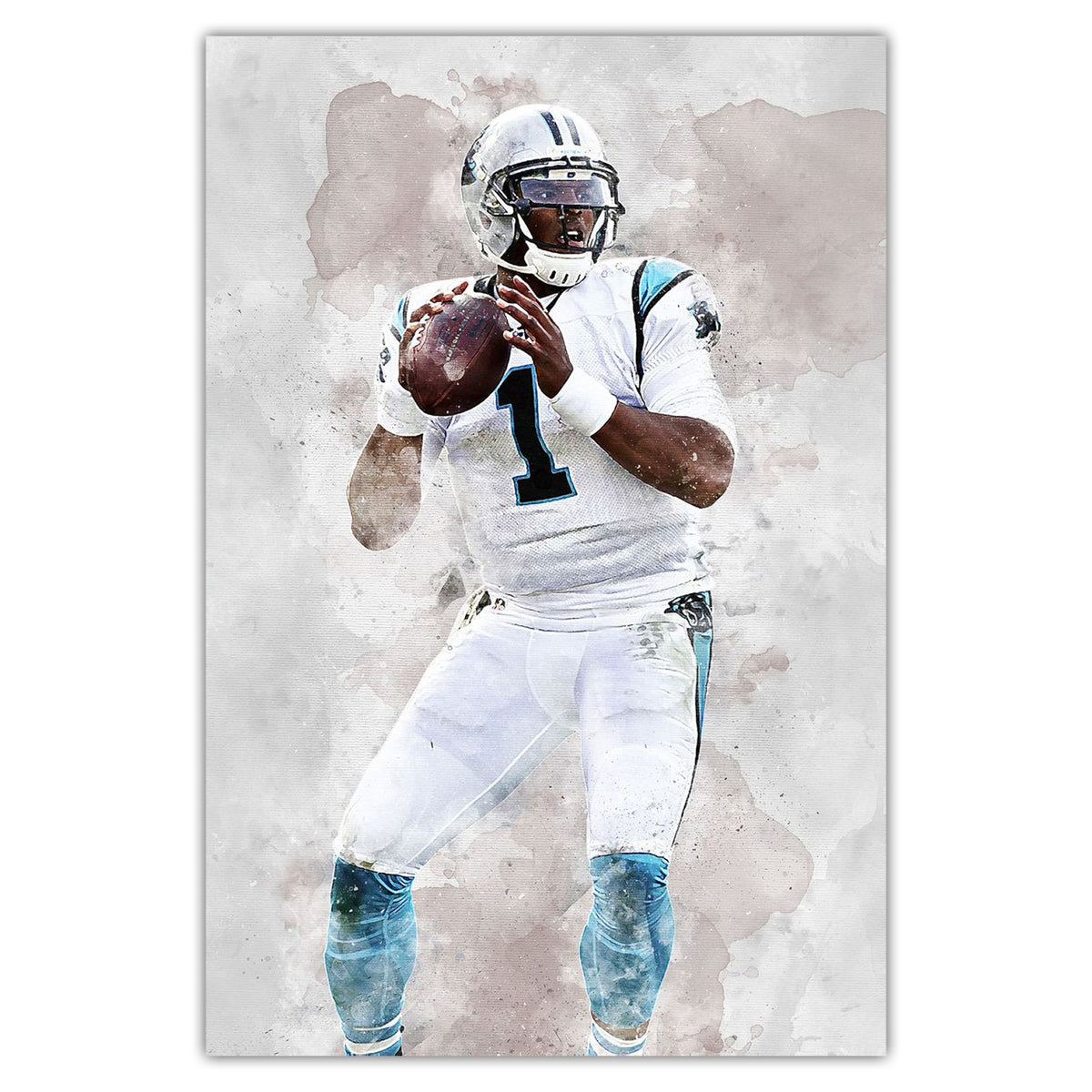 Cam Newton Celebrity Sports Art Poster School Dining Room Decoration 1 Canvas Wall Art Poster Decor Gift