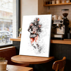 Baker Mayfield Art Sports Decorative Poster School Dormitory 0 Canvas Wall Art Poster Decor Gift
