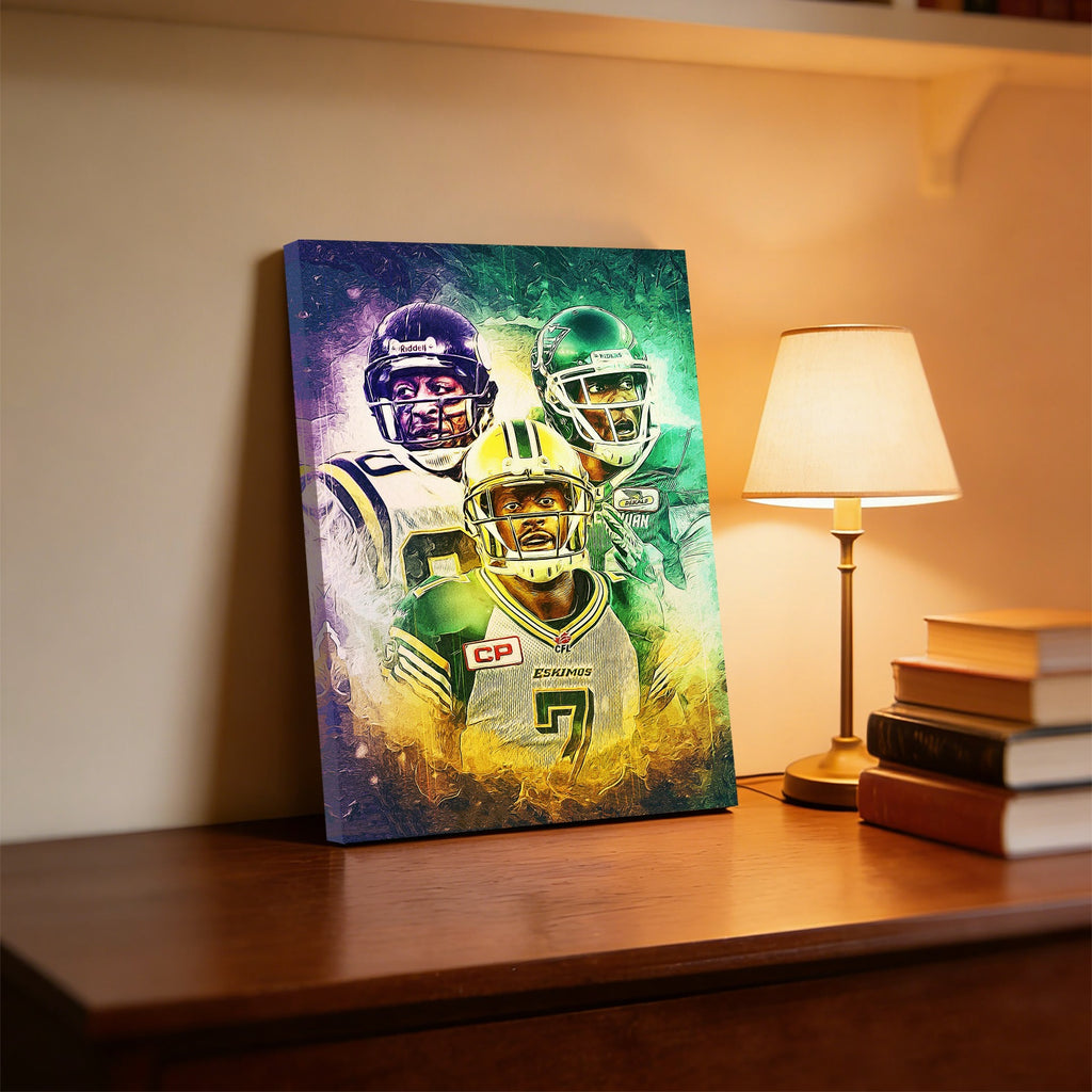 Cris Carter Duron Carter Kenny Stafford Art Sports Decorative Poster School Dormitory 4 Canvas Wall Art Poster Decor Gift