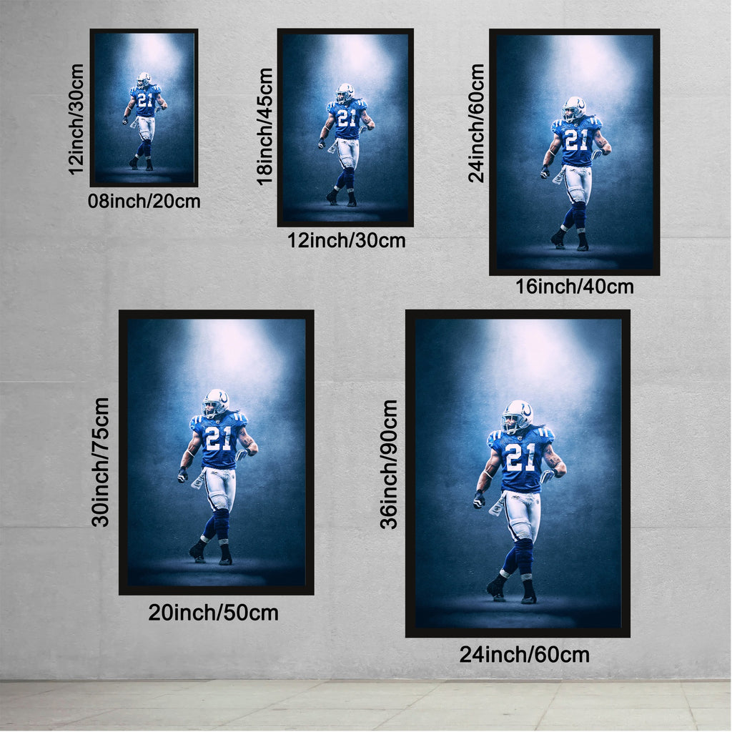 Bob Sanders Art Sports Decorative Poster School Dormitory 7 Canvas Wall Art Poster Decor Gift