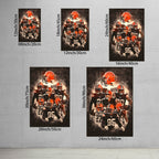 Baker Mayfield Kareem Hunt Austin Hooper Denzel Ward Art Sports Decorative Poster School Dormitory 1 Canvas Wall Art Poster Decor Gift