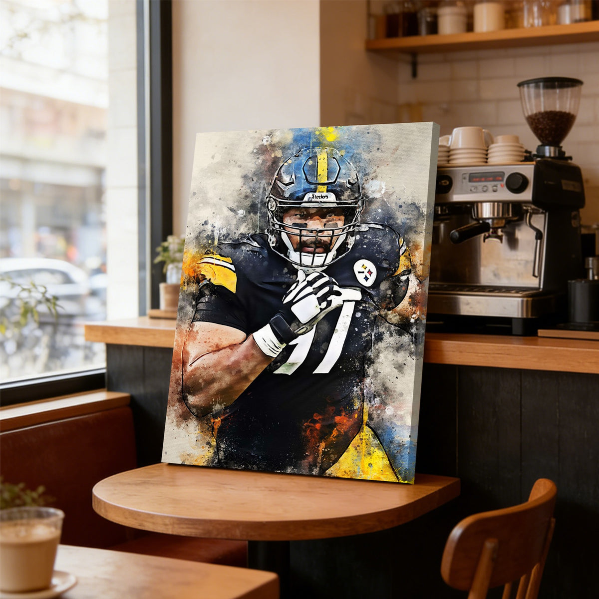 Cameron Heyward Celebrity Sports Art Poster School Dining Room Decoration 7 Canvas Wall Art Poster Decor Gift