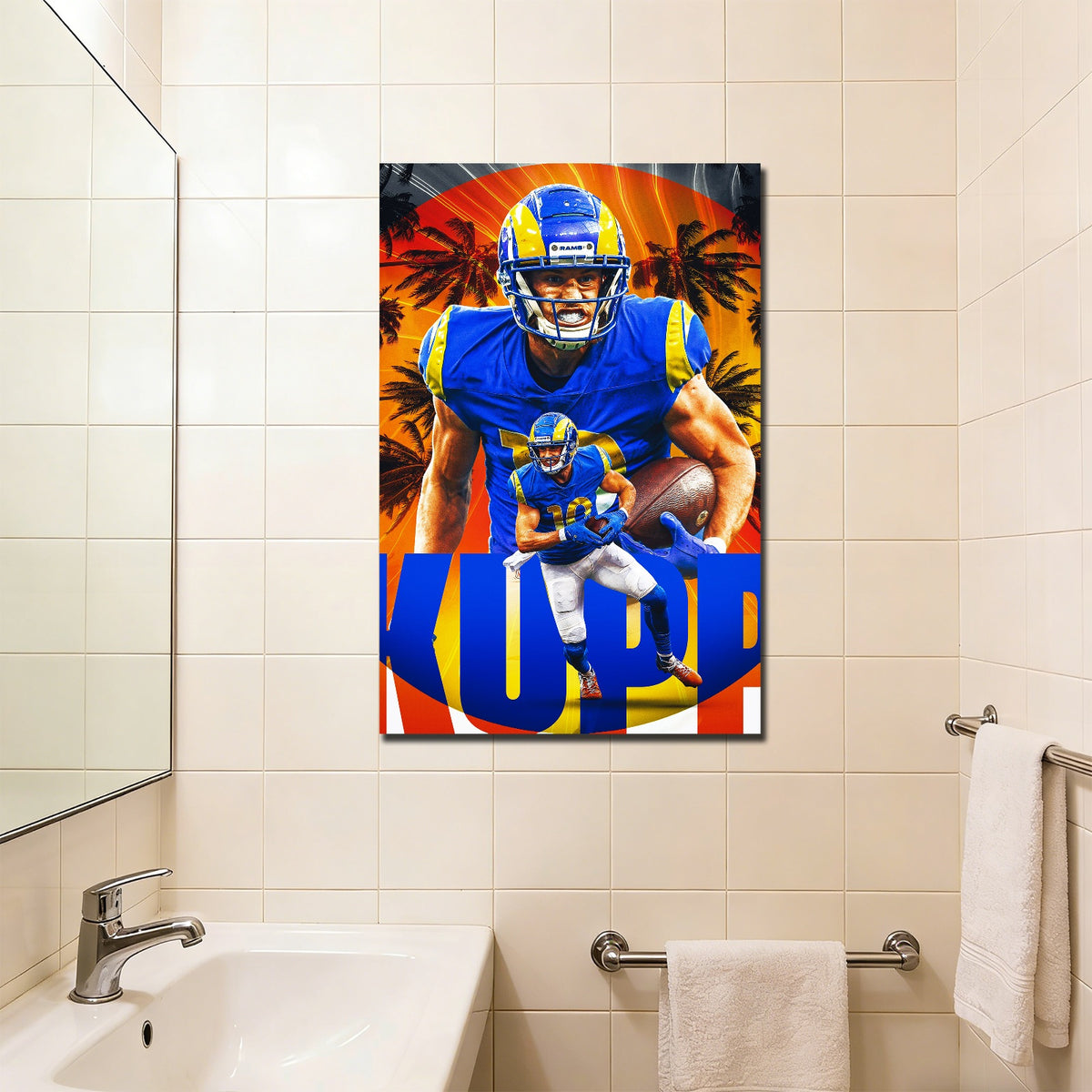Cooper Kupp Sports Decoration Poster 1 Canvas Wall Art Poster Decor Gift