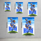 Calvin Johnson Celebrity Sports Art Poster School Dining Room Decoration 6 Canvas Wall Art Poster Decor Gift