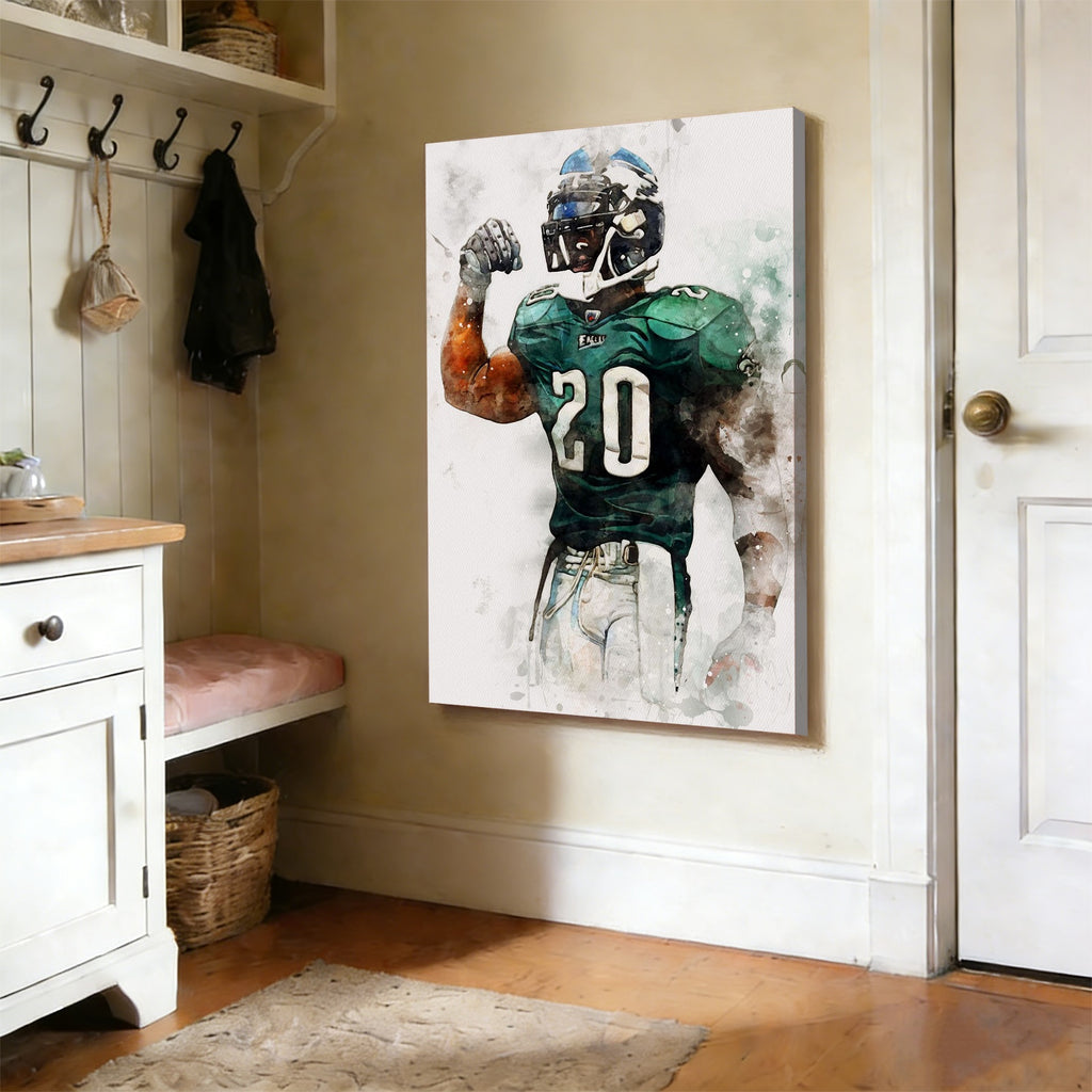 Brian Dawkins Art Poster 3 Canvas Wall Art Poster Decor Gift