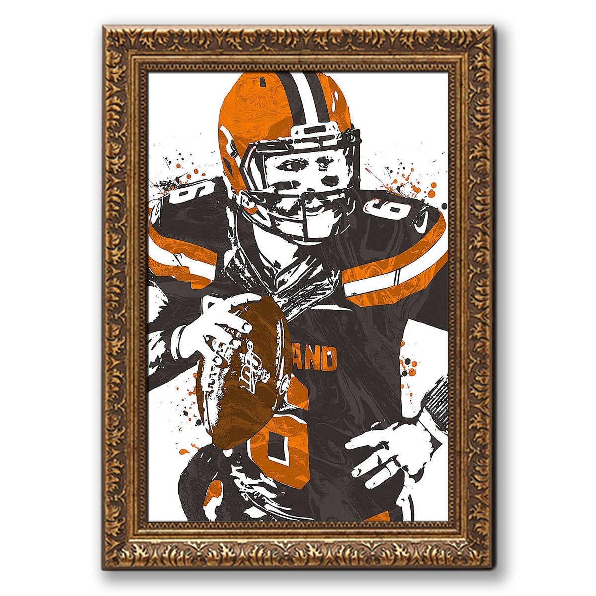 Baker Mayfield Art Poster 1 Canvas Wall Art Poster Decor Gift