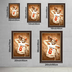 Baker Mayfield Sports Celebrity Art Deco Poster 11 Canvas Wall Art Poster Decor Gift