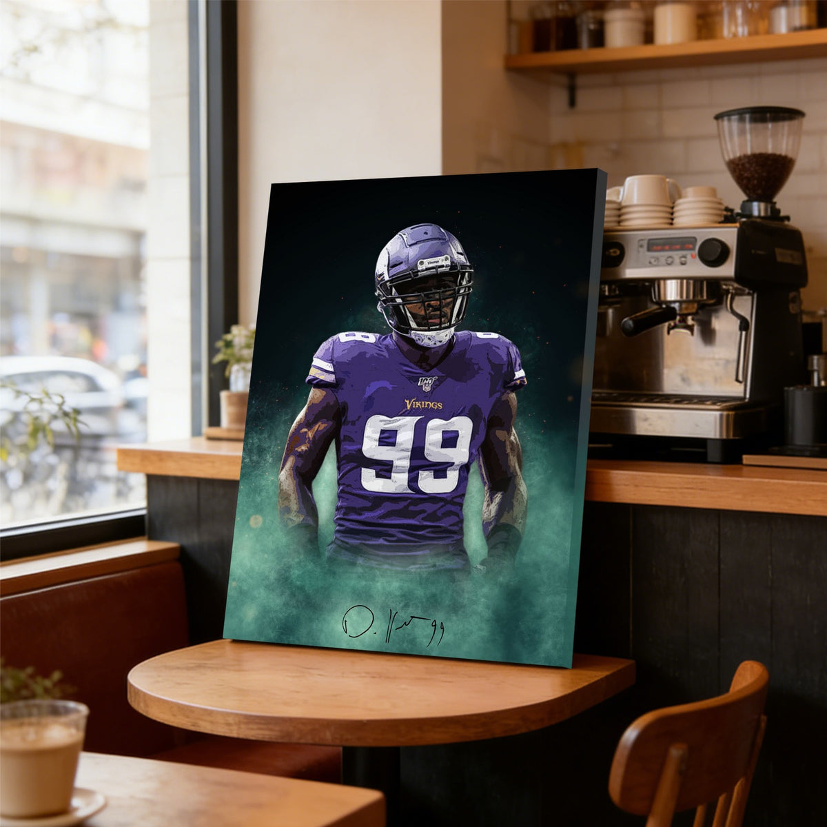 Danielle Hunter Celebrity Sports Art Poster School Dining Room Decoration 7 Canvas Wall Art Poster Decor Gift