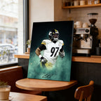Cameron Heyward Celebrity Sports Art Poster School Dining Room Decoration 4 Canvas Wall Art Poster Decor Gift