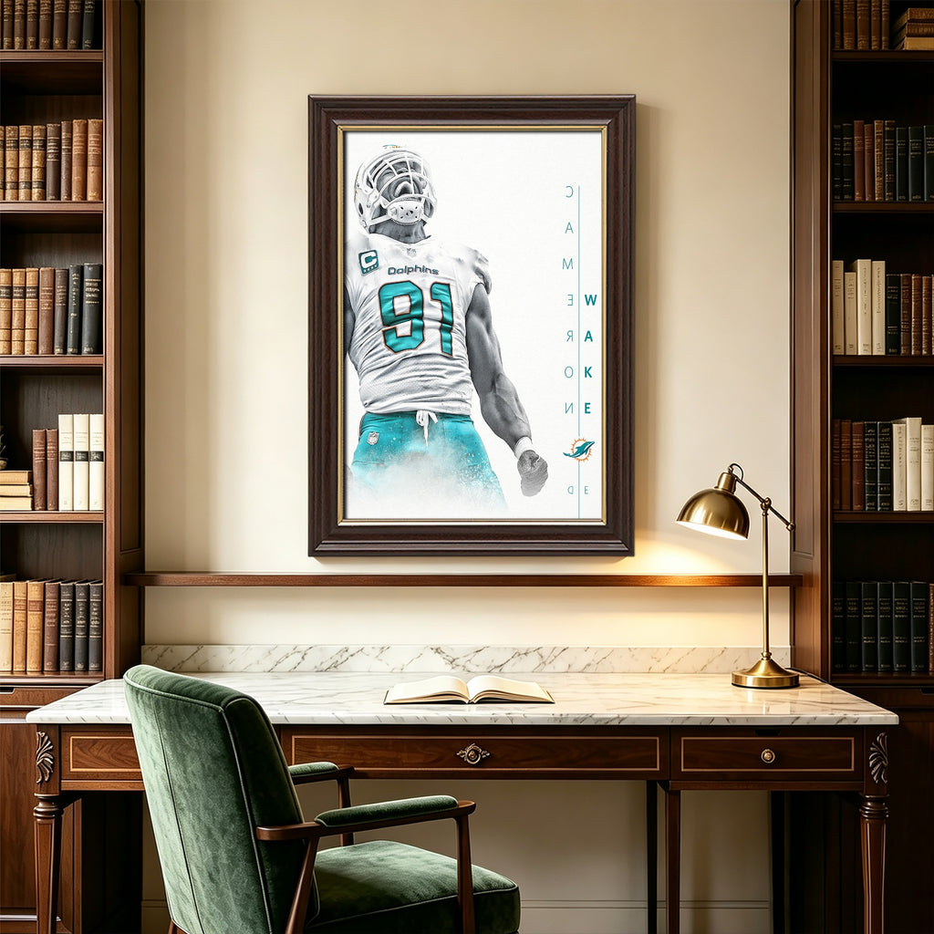 Cameron Wake Celebrity Sports Art Poster School Dining Room Decoration 0 Canvas Wall Art Poster Decor Gift