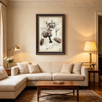 Cam Newton Sports Celebrity Art Deco Poster 7 Canvas Wall Art Poster Decor Gift