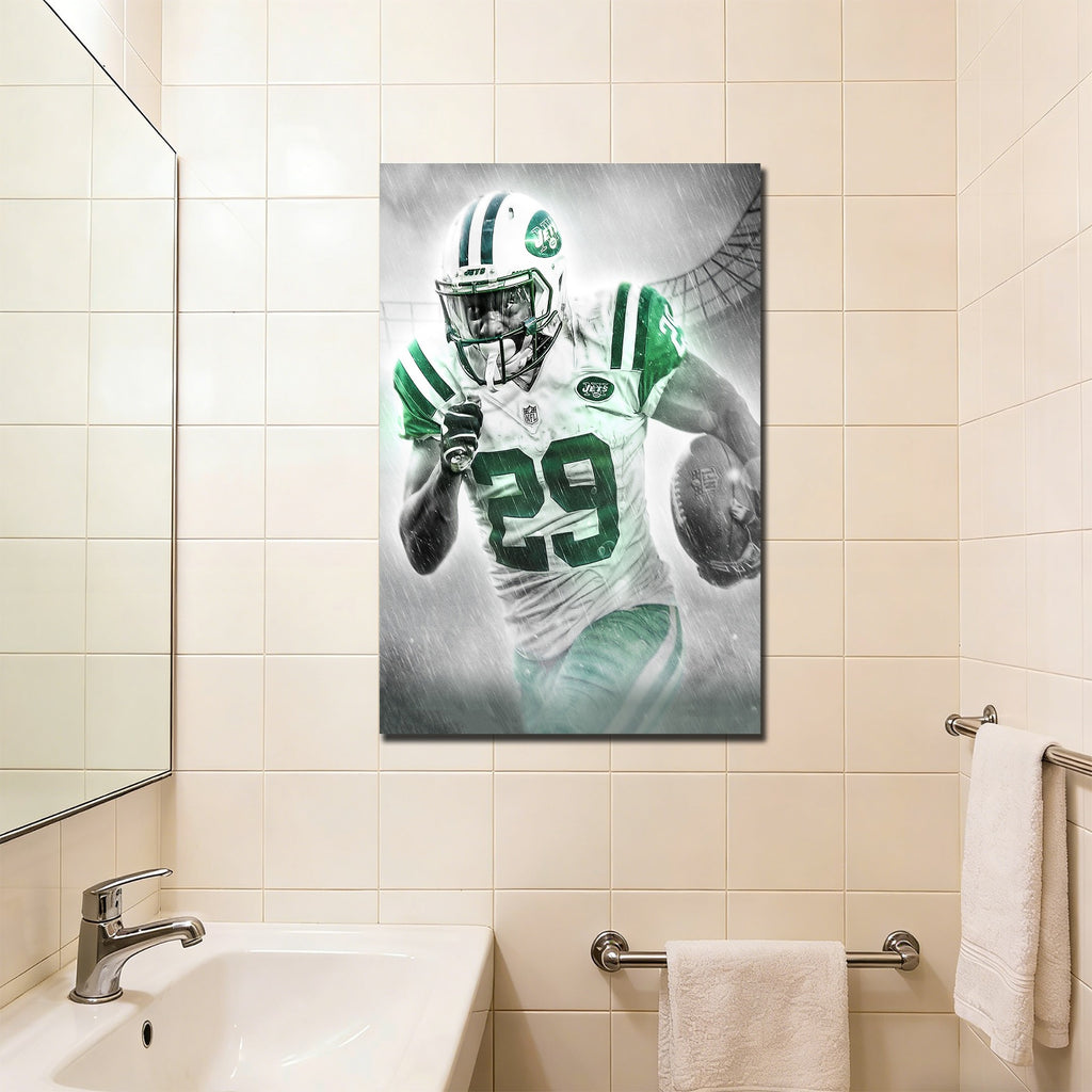 Bilal Powell Art Sports Decorative Poster School Dormitory 0 Canvas Wall Art Poster Decor Gift