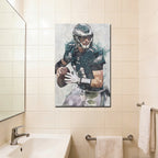 Carson Wentz Celebrity Sports Art Poster School Dining Room Decoration 8 Canvas Wall Art Poster Decor Gift