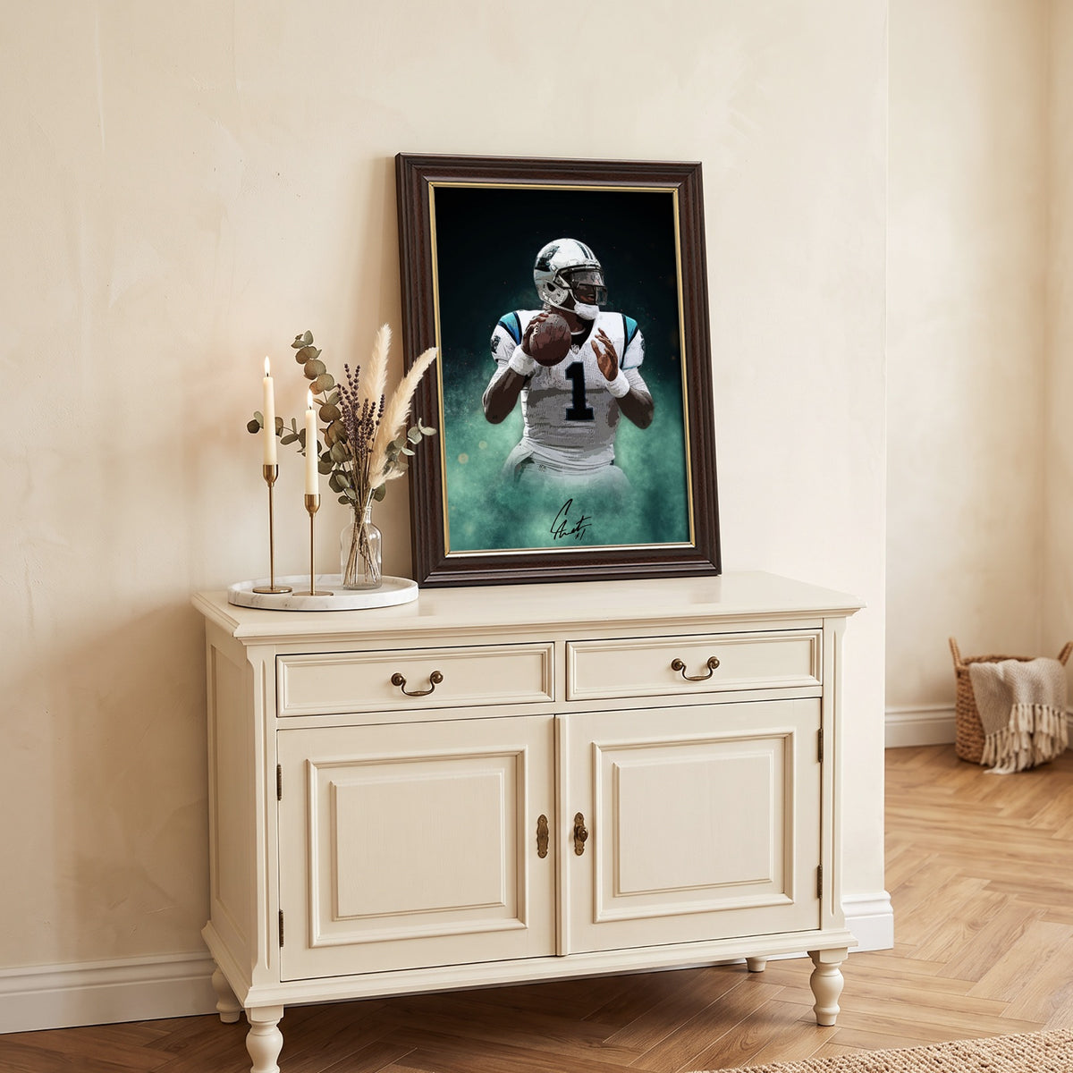 Cam Newton Celebrity Sports Art Poster School Dining Room Decoration 4 Canvas Wall Art Poster Decor Gift